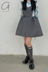 SHUSHUTONG open back dress aw21dr07 gray